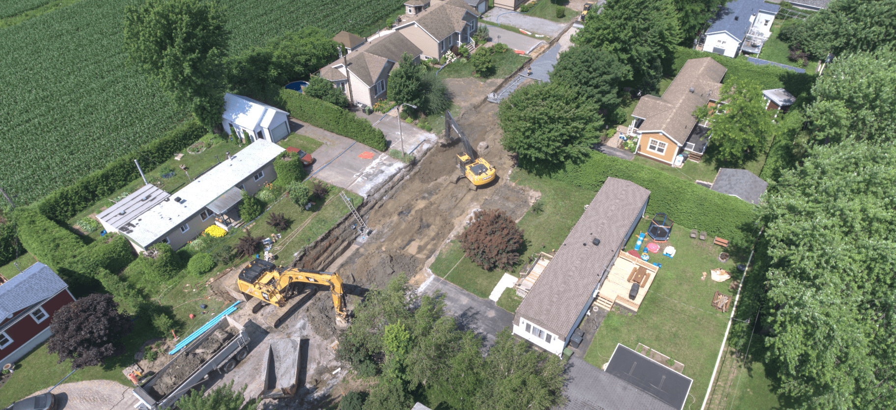 Réfection des rues Gagnon et Giasson