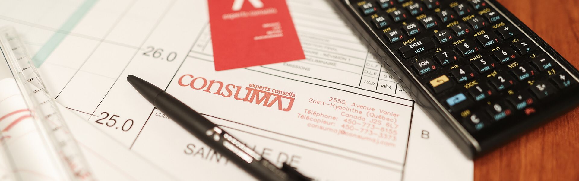 Contact et soumission auprès de la firme d'ingénieurs Consumaj